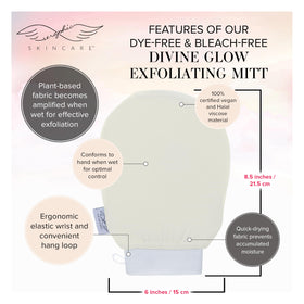 SERAPHIC SKINCARE Divine Glow Exfoliating Mitt side view