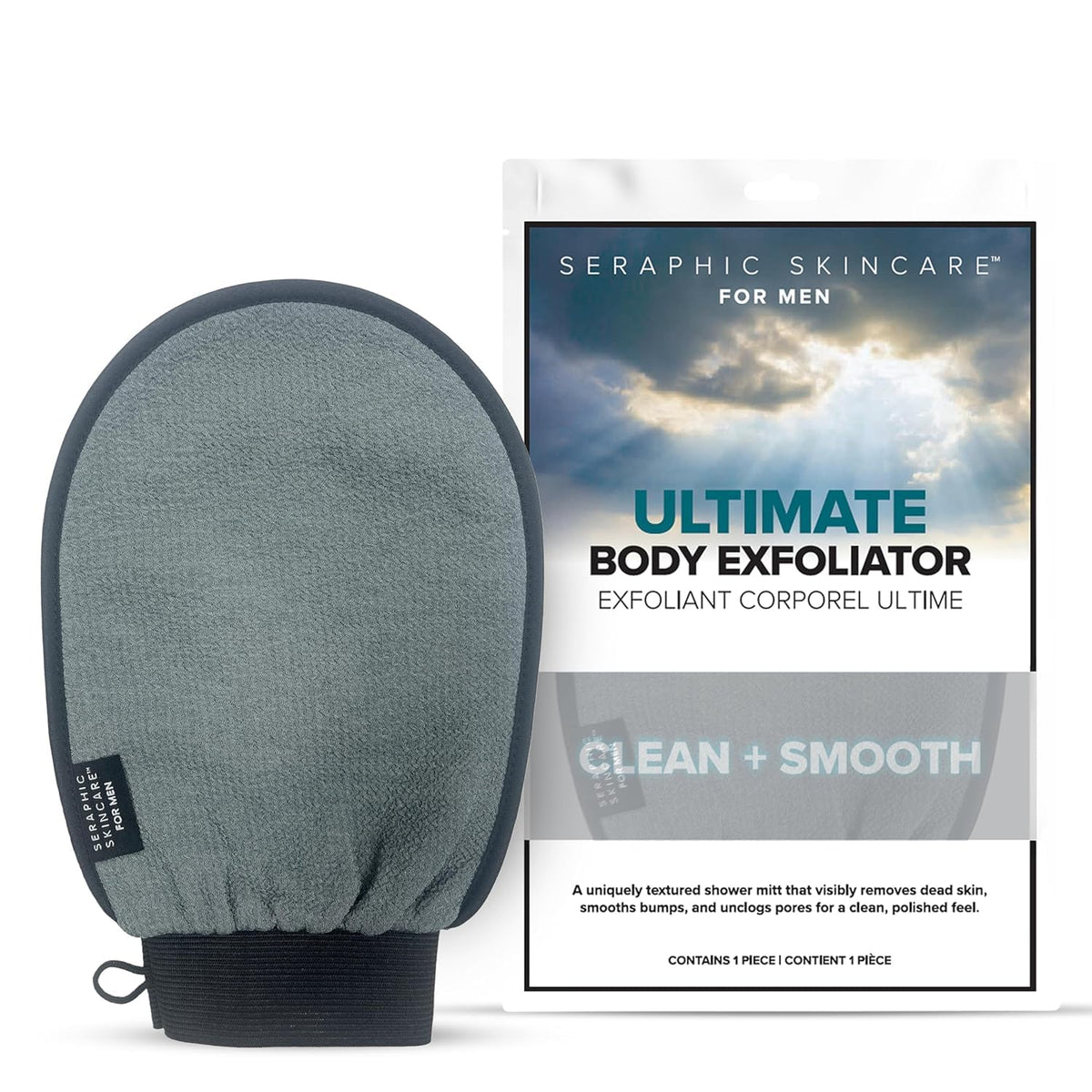 SERAPHIC SKINCARE Exfoliating Mitt front view