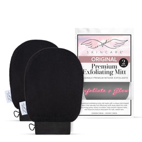 SERAPHIC SKINCARE Original Premium Exfoliating Gloves front view