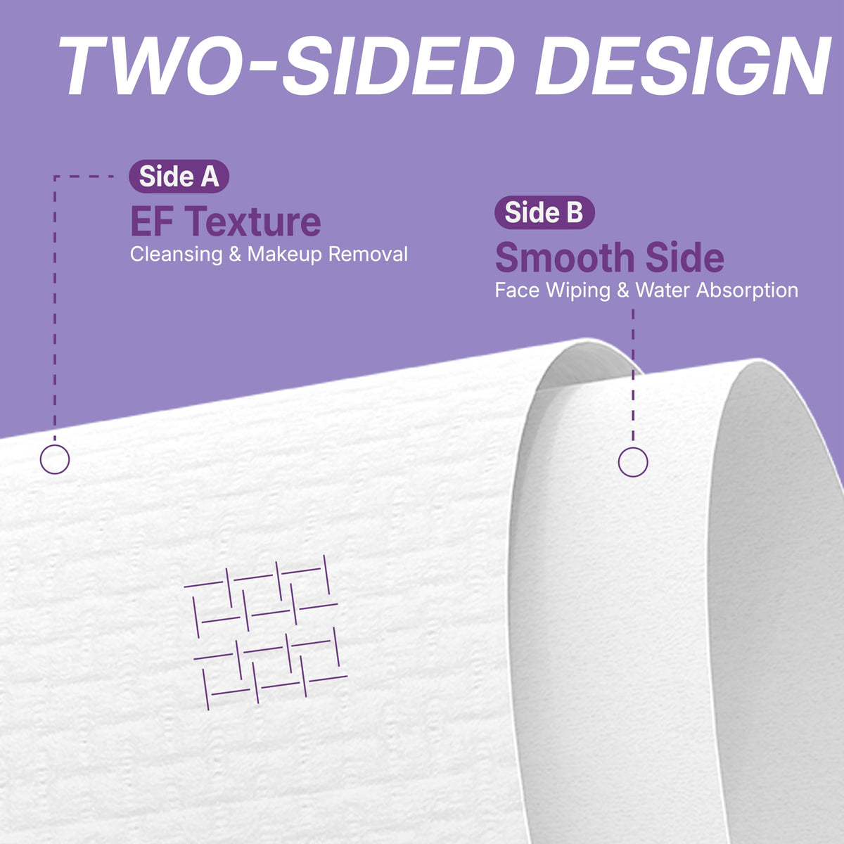 Serenorch Disposable Face Towels XL packaging details
