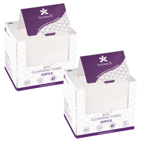 Serenorch Pearl Texture Disposable Face Towels XL front view