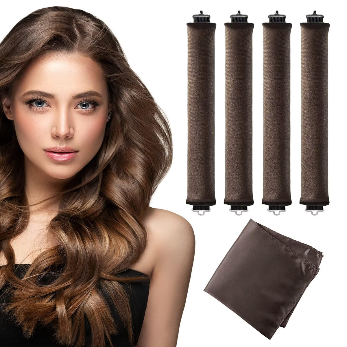 Seritant Heatless Curls Overnight Velvet Hair Rollers in packaging
