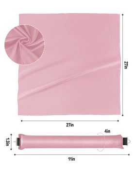 Seritant Heatless Curls rollers and satin scarf on a vanity