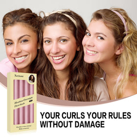 Seritant Heatless Curls rollers displayed with hair accessories