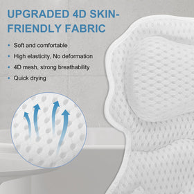 SetSail Bath Pillow folded for easy storage