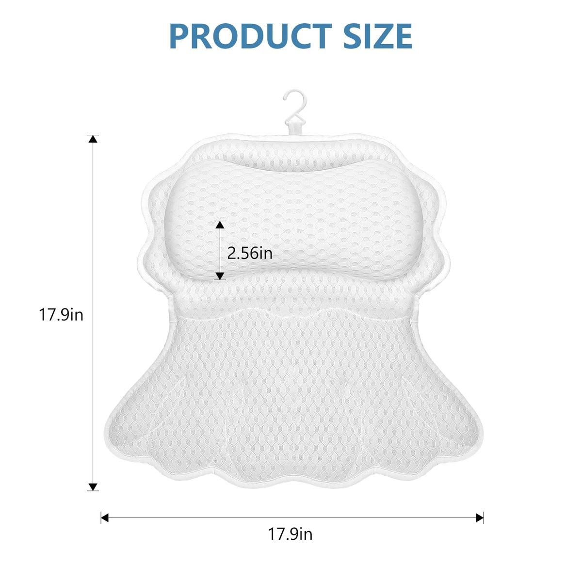 SetSail Bath Pillow in a relaxing bath setting