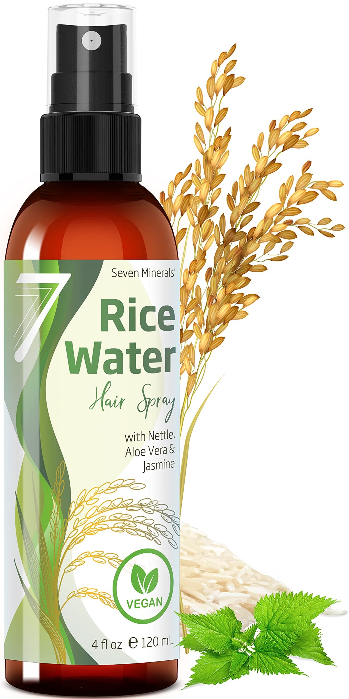 Seven Minerals Fermented Rice Water Spray 4 fl oz front view