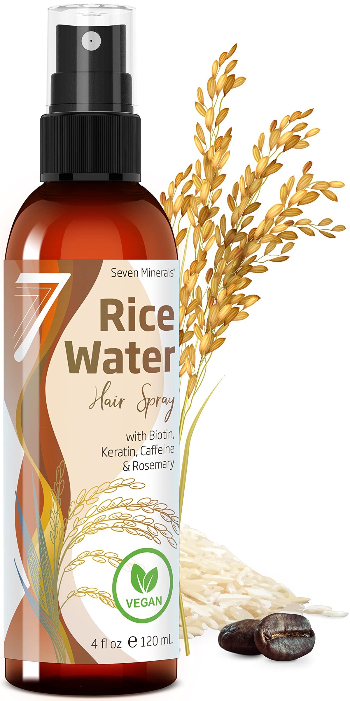 Seven Minerals Fermented Rice Water Spray 4 fl oz front view