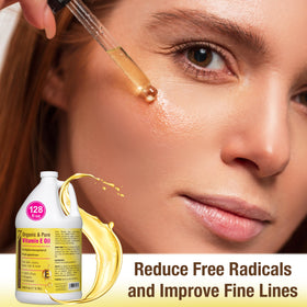 Seven Minerals Vitamin E Oil used in a DIY skincare recipe