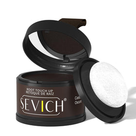 SEVICH Hair Root Touch Up Powder Dark Brown front view