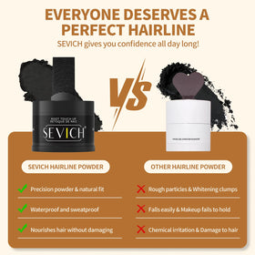 SEVICH Hair Root Touch Up Powder showing color match