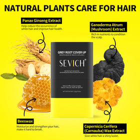 SEVICH Hair Root Touch Up Stick Dark Brown dual-sided applicator