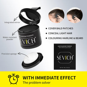 SEVICH Hairline Powder 10g brown shade application