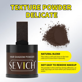 SEVICH Hairline Powder 10g Dark Brown with built-in mirror