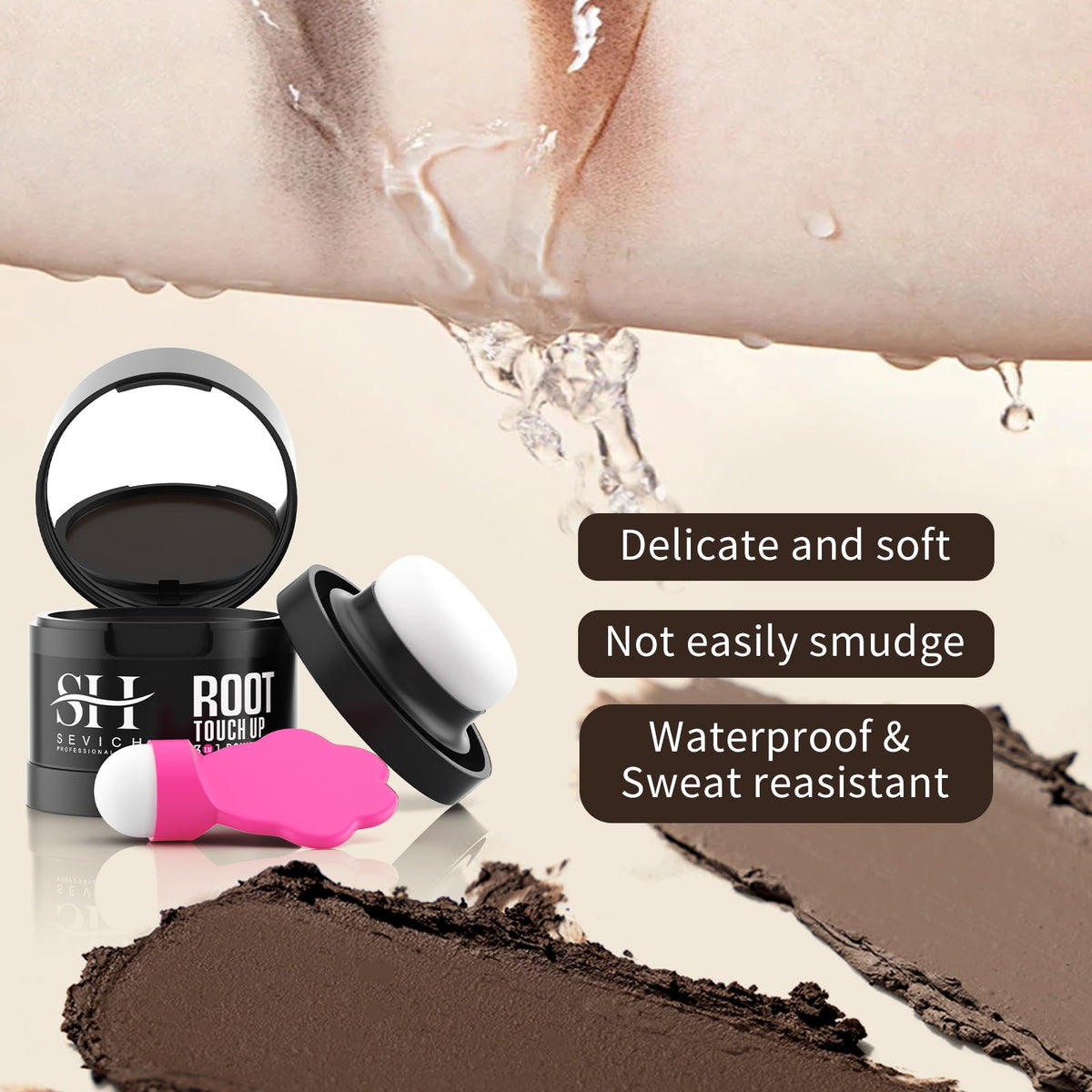 SEVICH Hairline Powder 2.0 Medium Brown packaging details