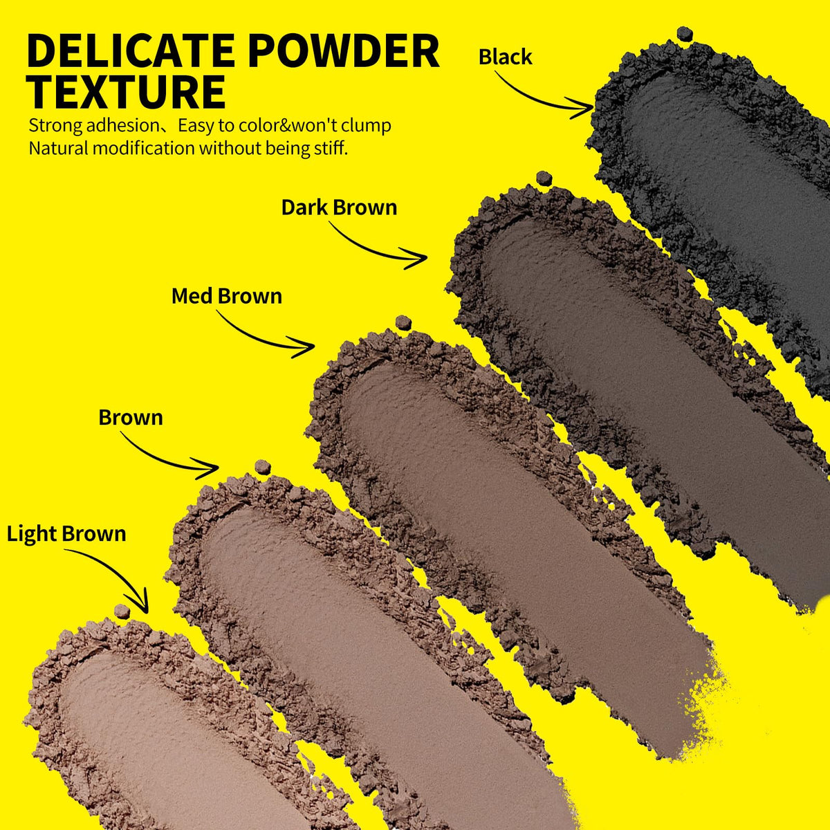 SEVICH Hairline Powder Medium Brown application on hair