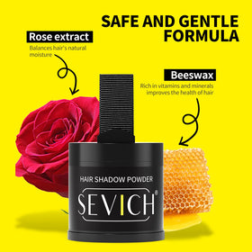 SEVICH Hairline Powder Medium Brown powder puff included