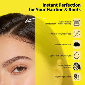 SEVICH Hairline Powder Palette showing light brown shade