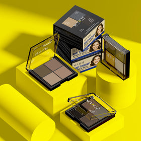 SEVICH Hairline Powder Palette with puffs for application