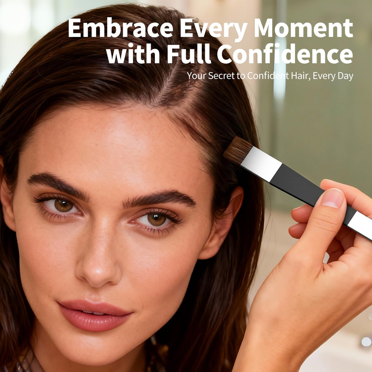 SEVICH Root Touch Up Powder dual-ended precision brush