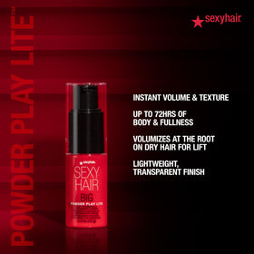 SexyHair Big Powder Play Lite volumizing powder texture