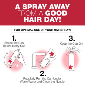 SexyHair Big Spray & Play Harder Hairspray packaging details