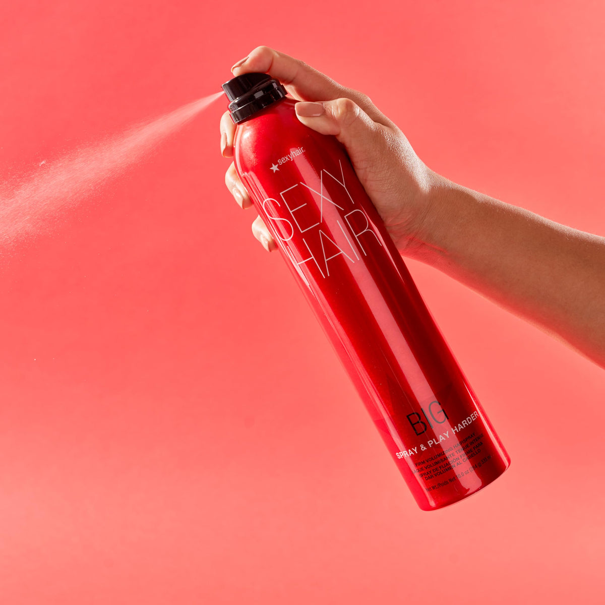 SexyHair Big Spray & Play Harder Hairspray with packaging
