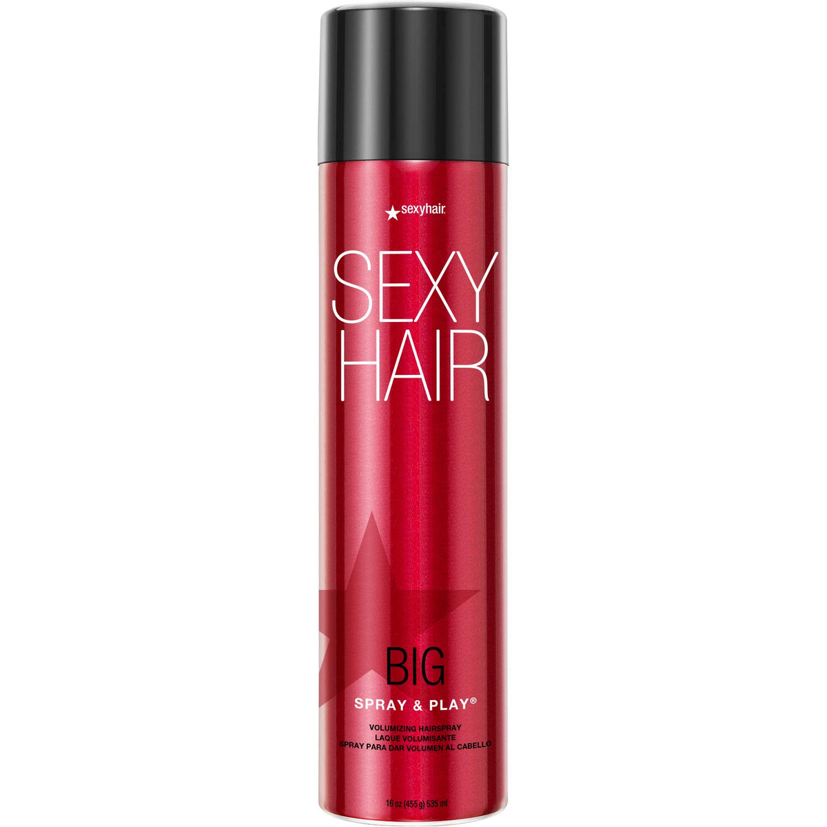 SexyHair Big Spray & Play Volumizing Hairspray 16 oz front view