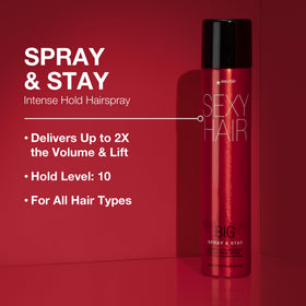 SexyHair Big Spray & Stay Hairspray side view with nozzle