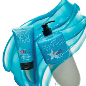 SexyHair Hard Up Hard Holding Gel 1.7 Oz application on hair