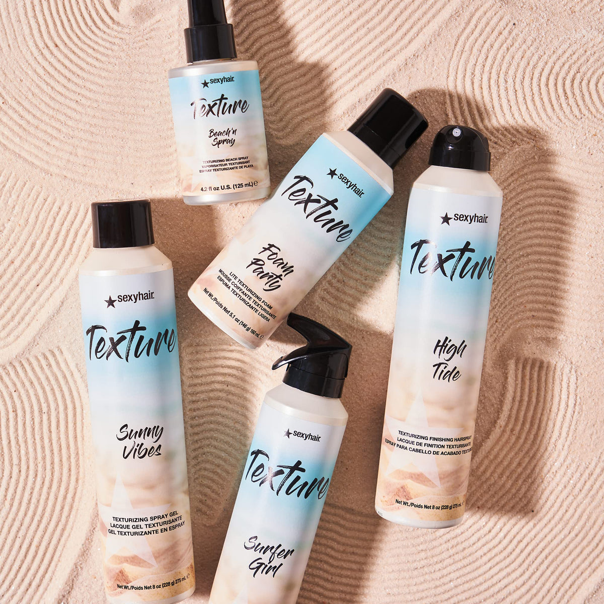 SexyHair Texture Surfer Girl Dry Texturizing Spray packaging details