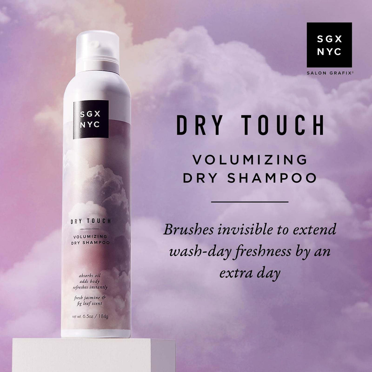 SGX NYC Dry Touch Volumizing Dry Shampoo spray nozzle