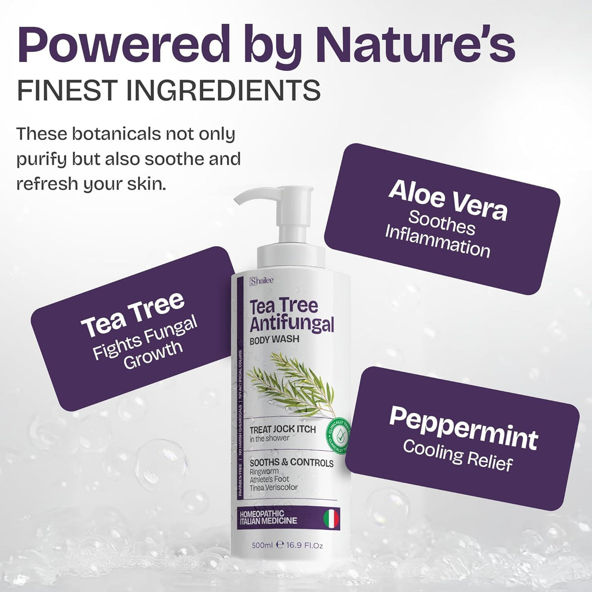 Shailee Antifungal Body Wash during application
