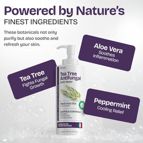 Shailee Antifungal Body Wash during application