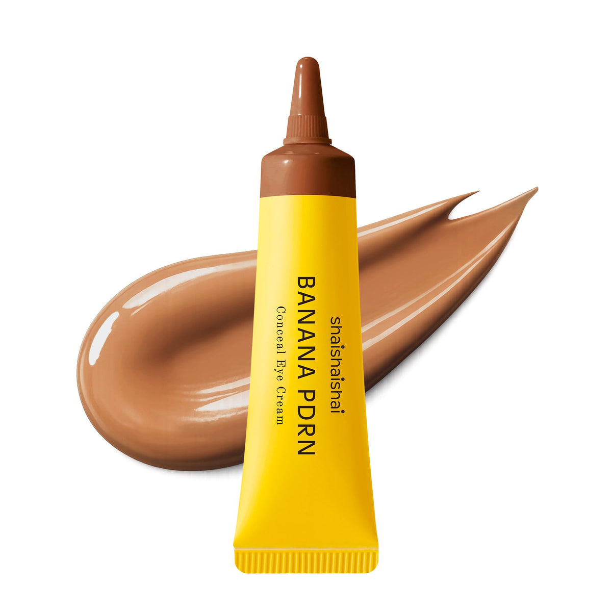 shaishaishai BANANA PDRN Conceal Hydrating Under Eye Cream 0.52 oz Toffee front view
