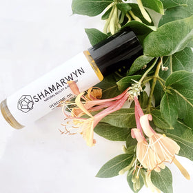 shamarwyn Honeysuckle Perfume Oil roll-on bottle with cap off