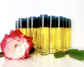 shamarwyn Rose Perfume Oil 10ml roll-on bottle close-up
