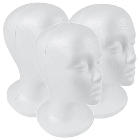 SHANY 11-inch Styrofoam wig head stand front view