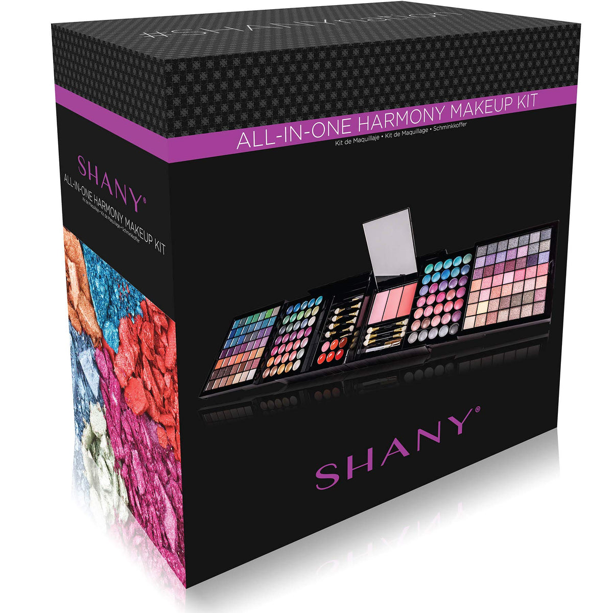 SHANY All In One Harmony Makeup Set open showing colour options