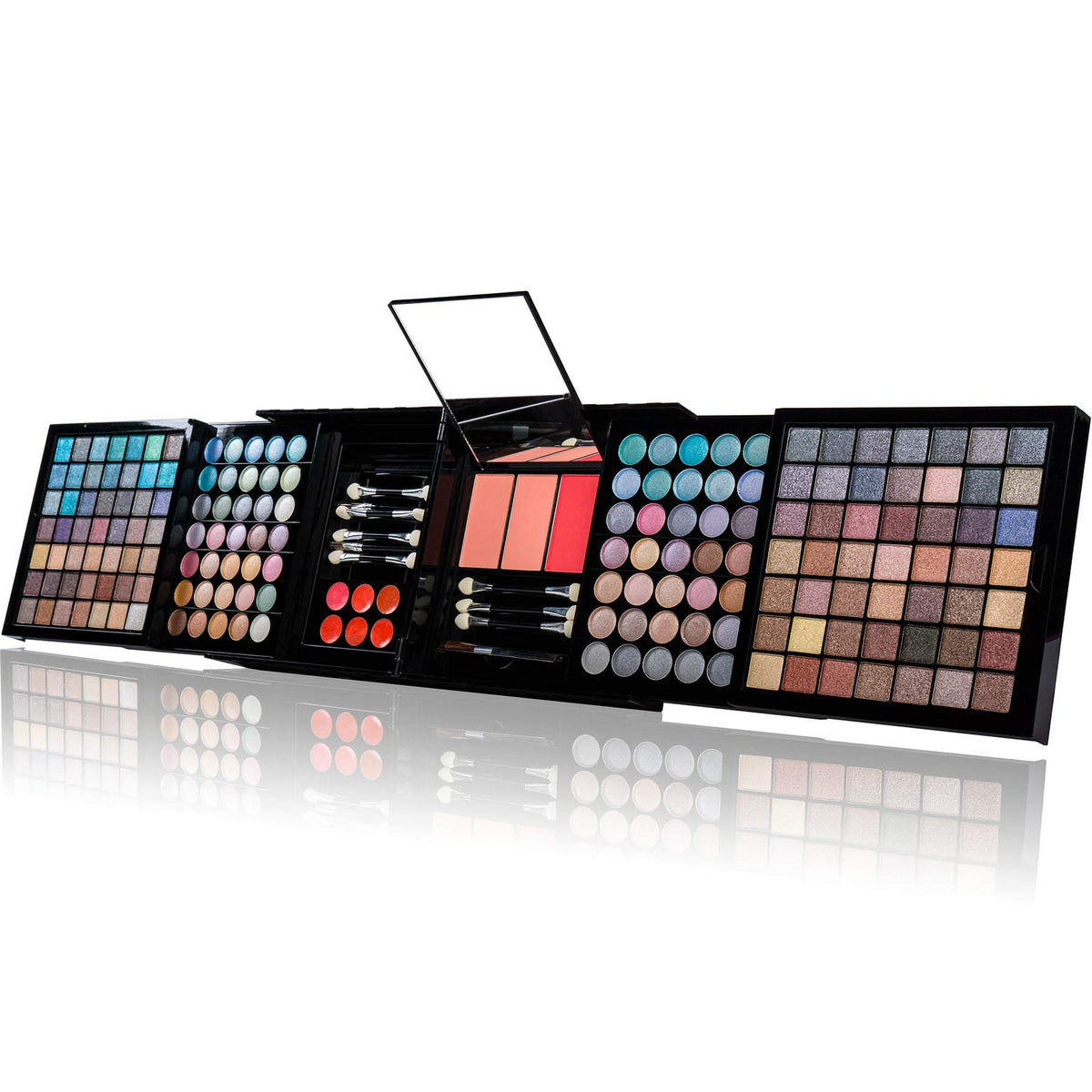SHANY All In One Harmony Makeup Set with mini brushes displayed