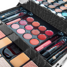 SHANY All In One Makeup Set displayed on a vanity
