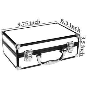 SHANY eyeshadow quads displayed in makeup case