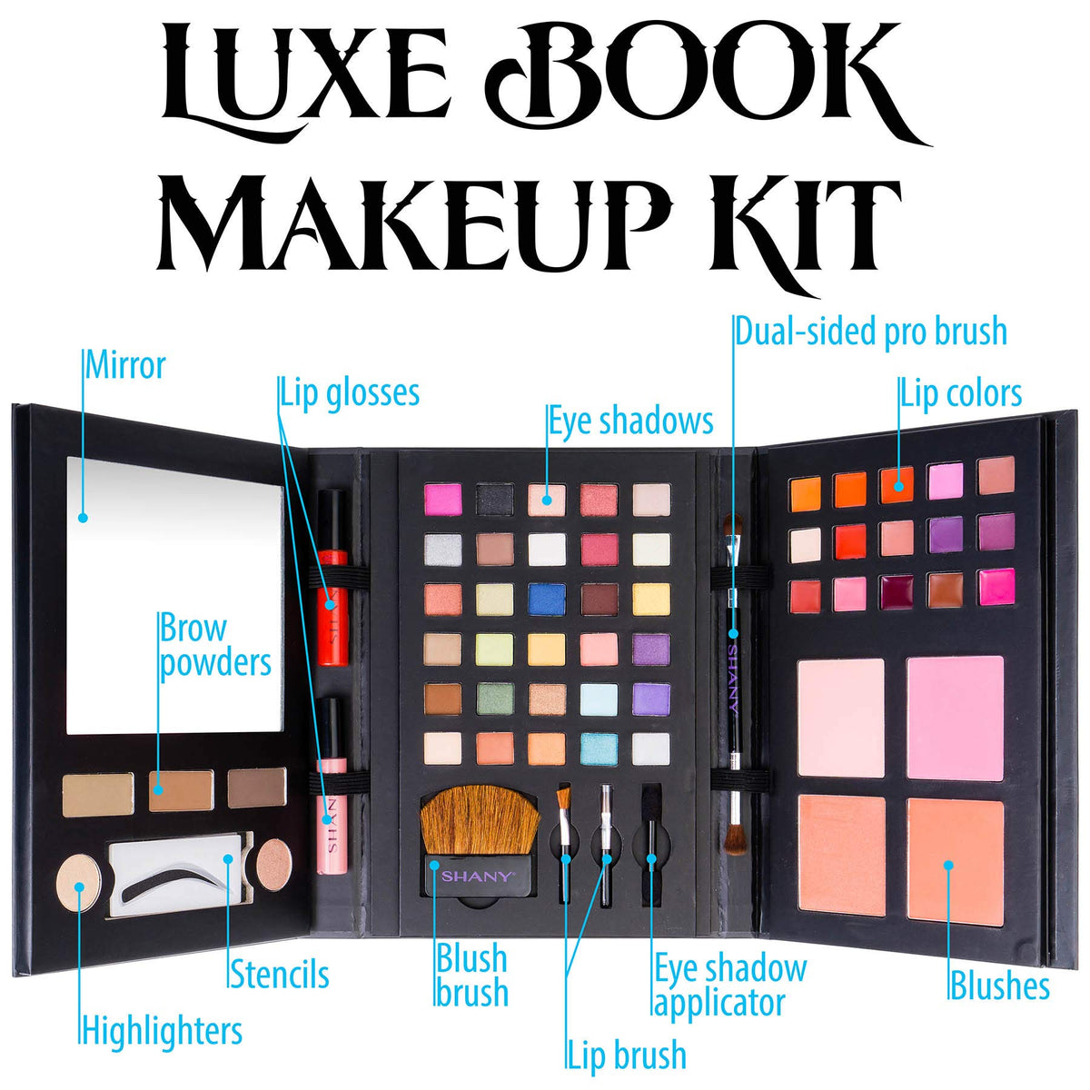 SHANY Luxe Book Makeup Set lifestyle scene