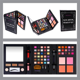 SHANY Luxe Book Makeup Set with blush and highlighters