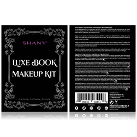 SHANY Luxe Book Makeup Set with lip colours and brushes