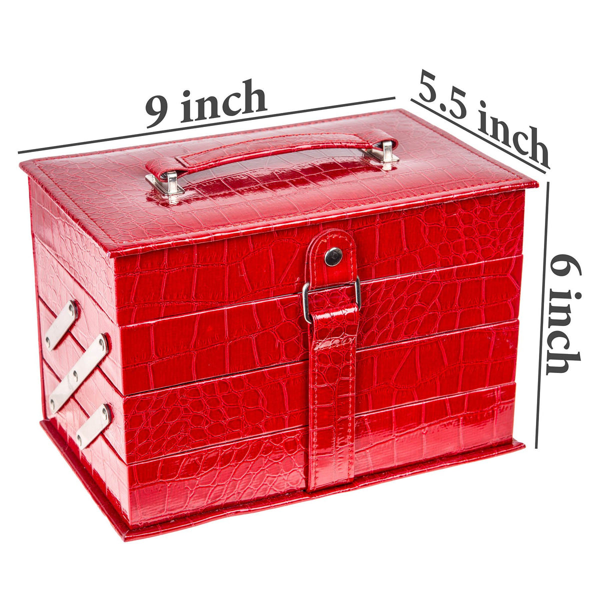 SHANY makeup set in stylish red organizer