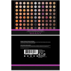 SHANY Natural Fusion Palette open view displaying all 88 eyeshadow colours
