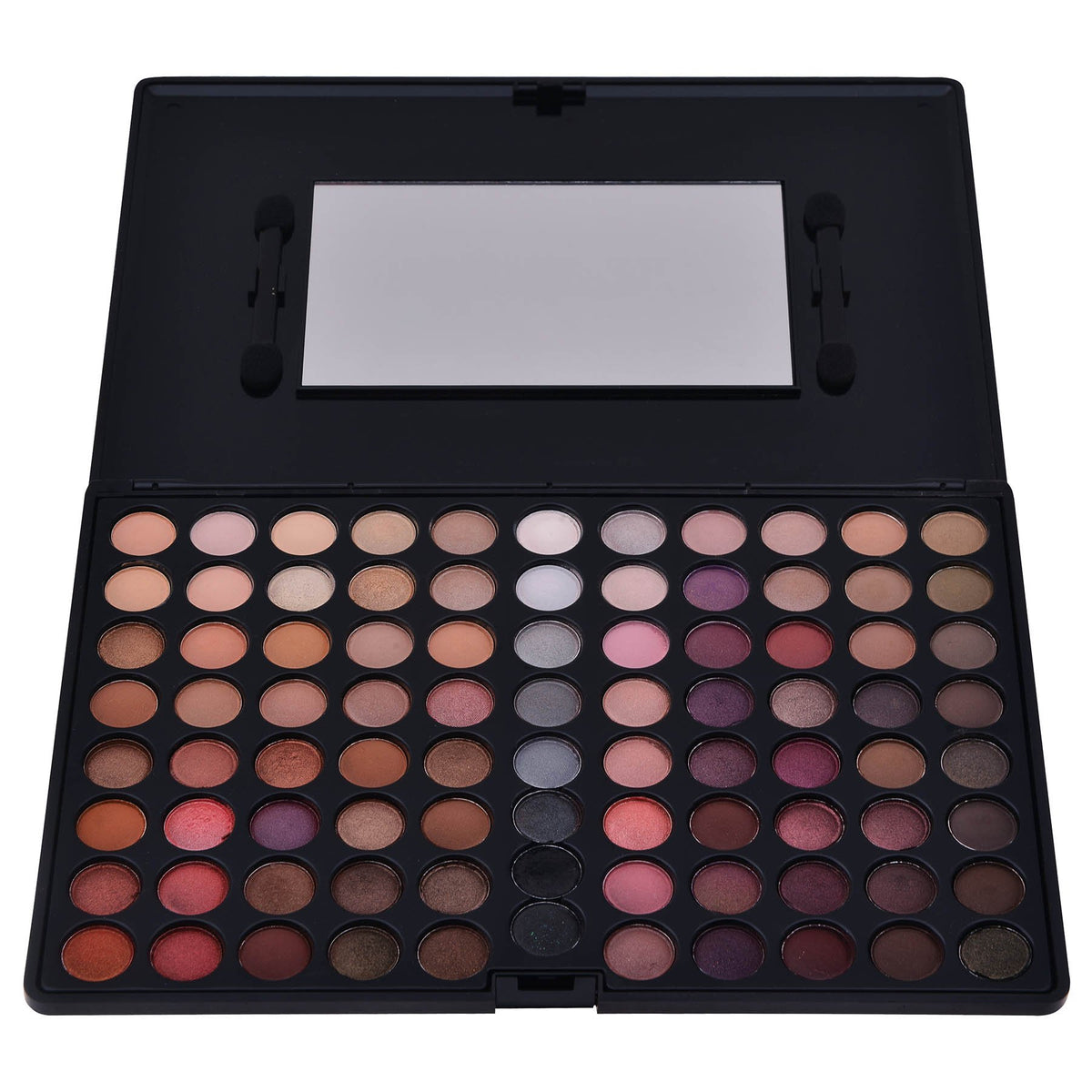 SHANY Natural Fusion Palette showcasing a variety of eye looks