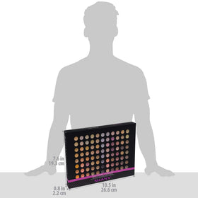 SHANY Natural Fusion Palette with swatches of eyeshadow colours