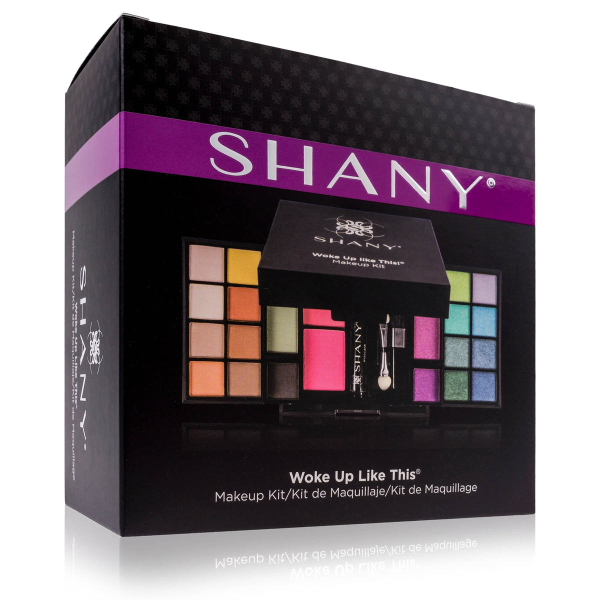 SHANY Woke Up Like This Makeup Kit with bright pink blushes